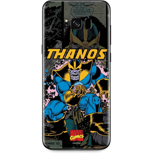 Marvel Classic Comics Thanos Galaxy S8 Plus Skin